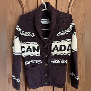 Bluenotes Vintage Canada Cowichan Style Cardigan